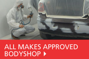 MG approved bodyshop banner