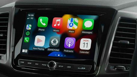 SsangYong Musso infotainment image