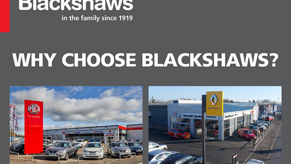 Why choose Blackshaws banner