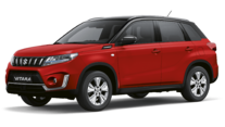 Red Suzuki Vitara