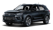 Black SsangYong Korando