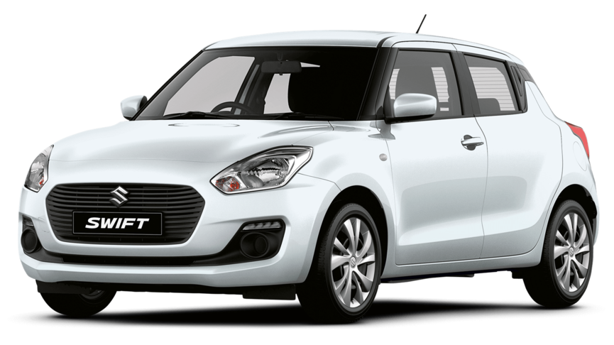 White Suzuki Swift