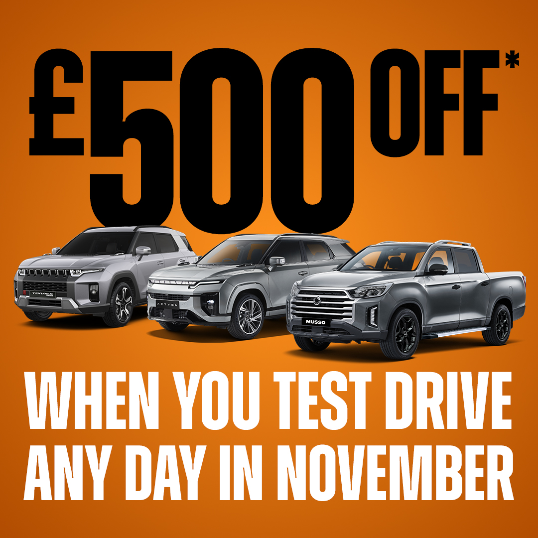 KGM Test Drive Offer